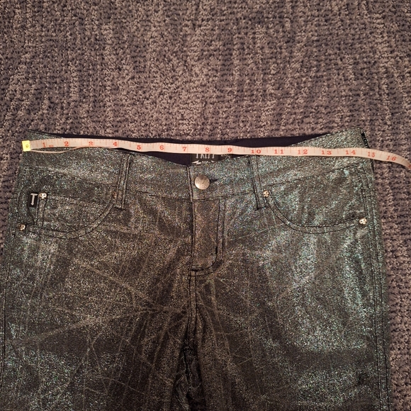Tripp NYC Metallic Jeans Size 3/26 - Picture 9 of 9